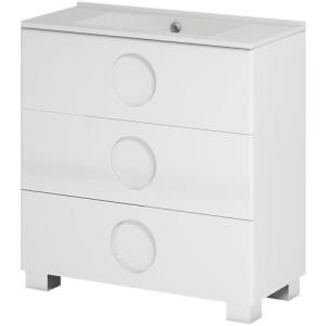 Mueble de baño sphere blanco 80 x 45 cm