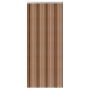Cortina de puerta pvc ferrara marfil-marrón 90 x 210 cm