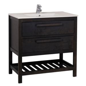 Mueble de baño amazonia gris 80 x 45 cm
