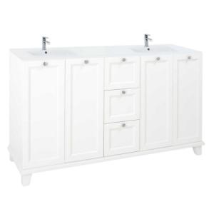 Mueble de baño unike blanco 155 x 48 cm