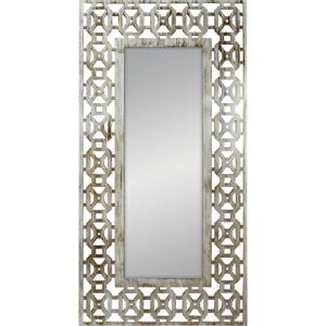 Espejo enmarcado rectangular marruecos blanco 120 x 60 cm