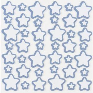 Stickers foam estrellas 34x31 cm