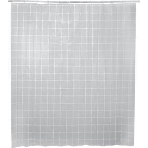 Cortina de baño frame gris peva 180x200 cm
