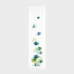Panel japonés amapola verde 50 x 260 cm