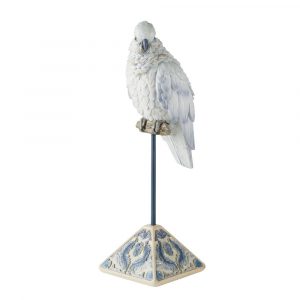Estatua de pájaro azul grisáceo Alt. 50