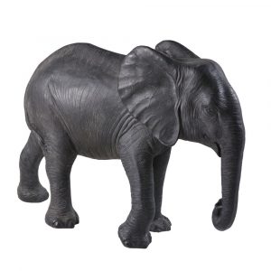 Figura de elefante negro mate Alt.72