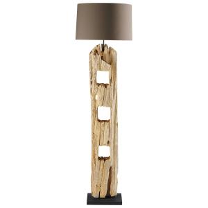 Lámpara de pie de madera H 170 cm ALPAGES
