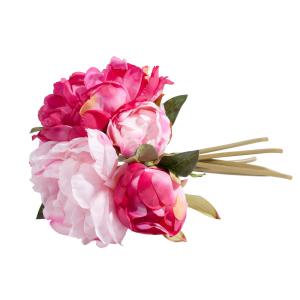 Ramo de peonías artificiales rosas Al. 25 cm GLADYS