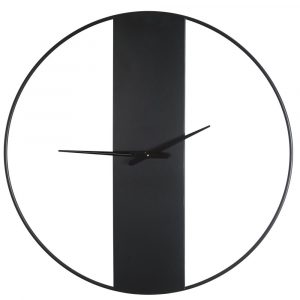 Reloj de metal negro D. 100