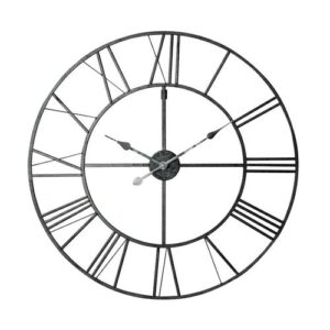 Reloj negro de metal D.80