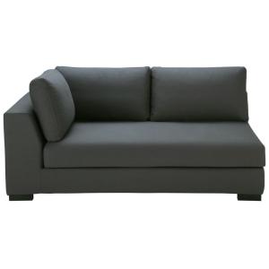 Reposabrazos izquierdo para sofá modular de 2 plazas gris p…