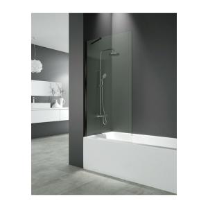 GME - Mampara Panel de bañera screen negro fijo 8 mm 150x85