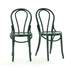 Lote de 2 sillas estilo café, Bistro
