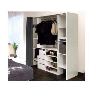 Conjunto de armario vestidor   mueble EMERIC - Blanco & Ant…