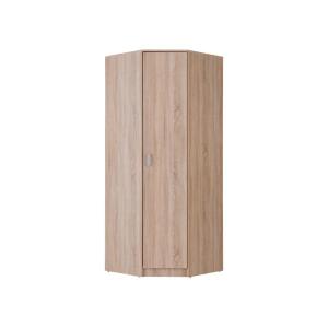 Armario rinconero OLESSIA - 1 puerta - L.80 cm - Castaño -…