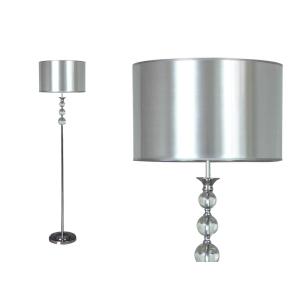 Lámpara NOLITA - Metal y cristal - Alto 159 cm