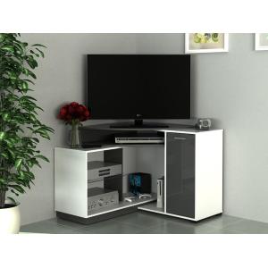 Mueble rinconero para TV AMAEL con espacio de guardado - Co…
