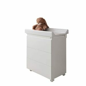 Baño Cambiador Modern Baby Collection - Blanco - Mueble cambiador - Cajonera con cambiador - Cambiador con colchón para bebés -Cajonera bebé - Made in Italy