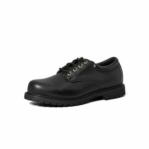 Skechers Cottonwood Elks, Zapatos de Cordones Oxford Hombre, Black, 42 EU