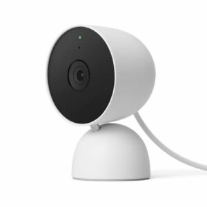 Google Nest CAM de Interior, con Cable Cámara de Seguridad doméstica - Cámara de Seguridad Inteligente, Blanco, 1 Unidad (Paquete de 1)