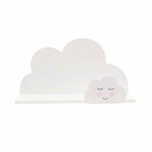 Sass & Belle Sweet Dreams - Estante con diseño de nubes, color blanco