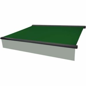 Planesium Tela de toldo prémium (3 m / 300 cm x 250 cm / 2,5 m, color verde abeto) para toldo de toldo, tela de toldo sin volante, tela de repuesto cosida, impermeable