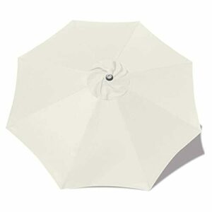 Mastercanopy (30 + colores) - Toldo de repuesto para paraguas redondo de mercado de 9ft (8 varillas)
