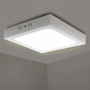 Aigostar Lámpara de Techo LED 12W 960LM Plafón LED Techo Luz natural 4000K para Cocina Sala de Estar Dormitorio Pasillo 174 * 35Hmm