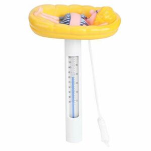 Termómetro flotante, con eslinga colgante Termómetro compacto con pantalla ℉ / ℃ Baño para piscina