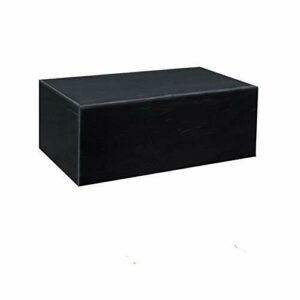 Gurkkst Funda Protectora para Muebles de jardín Funda Muebles Exterior Impermeable Anti-UV Protección Cubierta de Muebles de Mesas Oxford Negro (170x 94x 70cm)