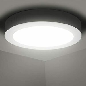 Aigostar Plafón LED Techo 12W 960LM Lámpara de Techo LED Luz natural 4000K para Cocina Sala de Estar Dormitorio Pasillo 174 * 35Hmm [Clase de eficiencia energética A+]
