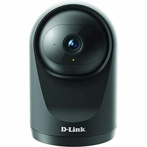 D-Link DCS-6500LH Cámara WiFi seguridad hogar, Full HD, Lente motorizada visión 360°, visión nocturna, gestión remota desde app mydlink, grabación en nube, WPA3, Alexa, negra