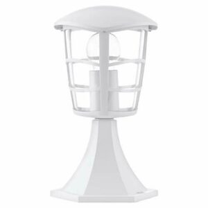 EGLO Lámpara Sobremuro Aloria E27, 60 W, Blanco, 17 x 17 x 27 cm