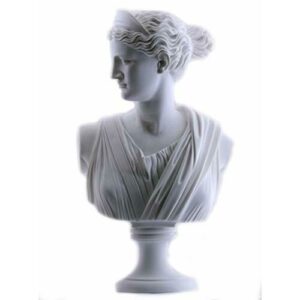 Artemis Diana Busto Cabeza Griega Diosa Romana Estatua hecha a mano Escultura 50,5 cm