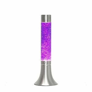 Lámpara de lava moderna purpurina diseño retro cristal a:38cm mood light idea de regalo sala de los jóvenes