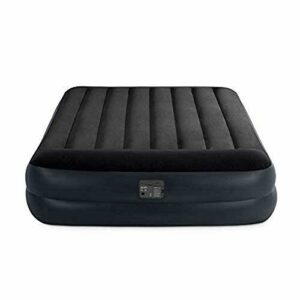 Colchón hinchable INTEX dura-beam standard pillow rest - 152x203x42 cm, Color Top: Black/Bottom: Blue