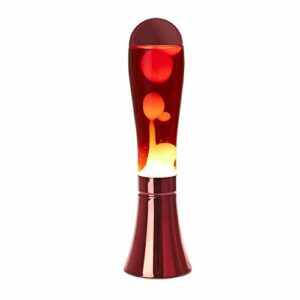 Balvi Lámpara Lava Magma Color Rojo lámpara de Lava Original y Divertida Moderno Elemento de decoraci