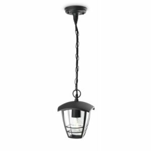 Philips My Garden Creek - Lámpara colgante, 1 x 60 W, 220 V, color negro