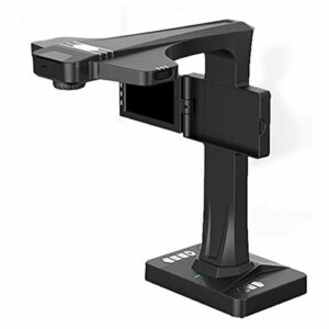 Escáner de cámara de documentos de 18 MP, cámara de documentos USB portátil con pantalla TFT de 5", reconocimiento de texto OCR, escáner de libros de gran formato A3, para reconocimiento de archivos