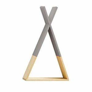 geneic Estante triangular de madera para bebé, estilo nórdico, ideal para colgar en la pared, ideal como regalo