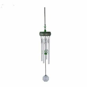 Abcsea 1 pieza verde windbell,campanas de viento tubulares,carillones de viento, campana tubular