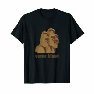 Isla de Pascua - Escultura Cabeza estilizada Camiseta