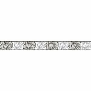 A.S. Création cenefa autoadhesivo Stick Ups gris negro blanco 5,00 m x 0,05 m 905024