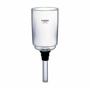 Hario - Cuenco superior de cristal para sifón de café, transparente, Transparente, 3 tazas