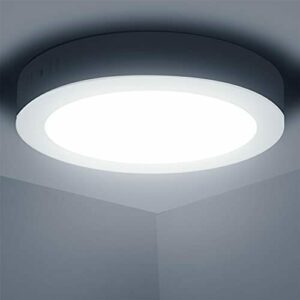 Aigostar Plafón LED Techo 12W 960LM Lámpara de Techo LED luz blanco fria 6500K para Cocina Sala de Estar Dormitorio Pasillo 174 * 35Hmm [Clase de eficiencia energética A+]