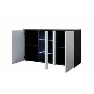 120x70cm Colgante Color Negro y Blanco muebles bonitos Aparador Modelo Luke A1 