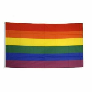AZ FLAG Bandera Arcoiris 250x150cm - Gran Bandera Gay – Rainbow 150 x 250 cm