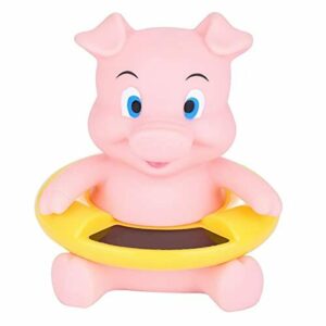 Bebé Termómetro de Baño Infantil Animales Lindos Bañera Flotante Piscina Probador de Temperatura del Agua para Niños Recién Nacidos Niños(Pink Pig)