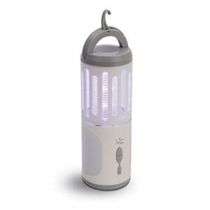 Mostrap Jata Hogar MIB11 - Elimina Insectos, lámpara y Linterna. Uso Interior y Exterior. 6 Bombillas de LED Ultravioleta atraen a los Mosquitos. 3 Opciones de iluminación. Recargable. Bajo Consumo