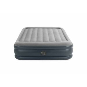Intex 64136 - Colchón hinchable Dura-Beam Standard Deluxe Pillow, Color Top: Grey/Bottom: Blue, 152 x 203 x 42 cm
